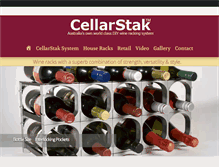 Tablet Screenshot of cellarstak.com.au